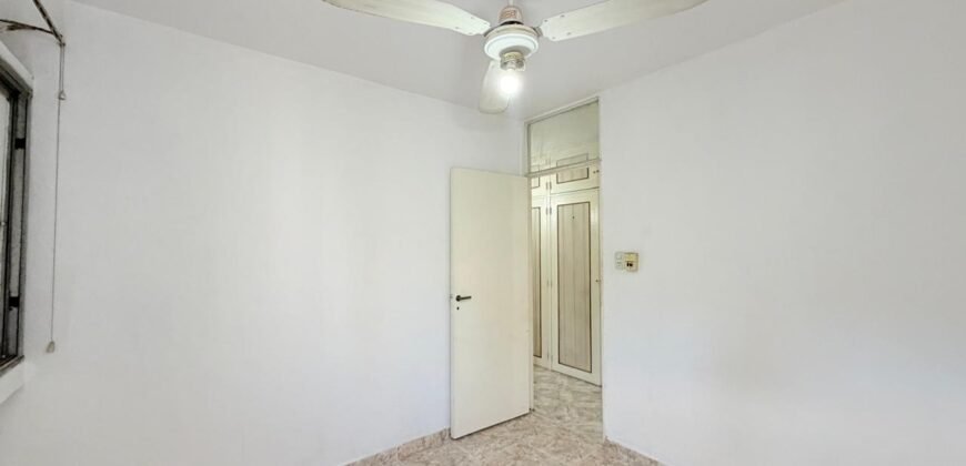 TRES AMBIENTES EN LUGANO 1 Y 2 EDIFICIO 1, BAÑO CON VENTANA
